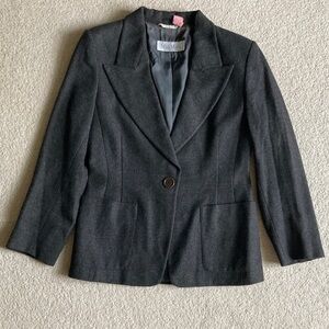 MaxMara gray wool blazer